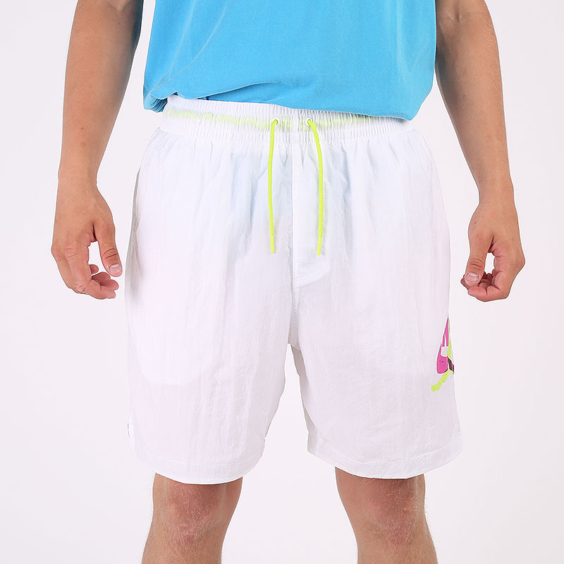 мужские белые шорты  Jordan Jumpman Poolside Short CZ8522-100 - цена, описание, фото 2